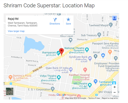 Shriram Superstar - Located In Chennai